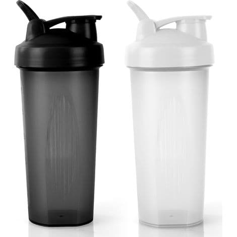 600 ml proteinshaker, 2 stk proteinshaker med blandekule, proteinshakerflaske for proteindrikk