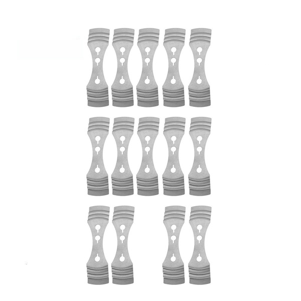 Ljusveke centreringsanordning 14-pack Silver
