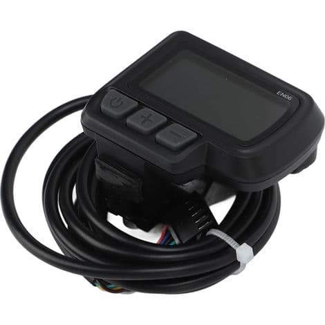 LCD-skærm til mountainbikes med speedometer, USB-port og batteriindikator til elcykler