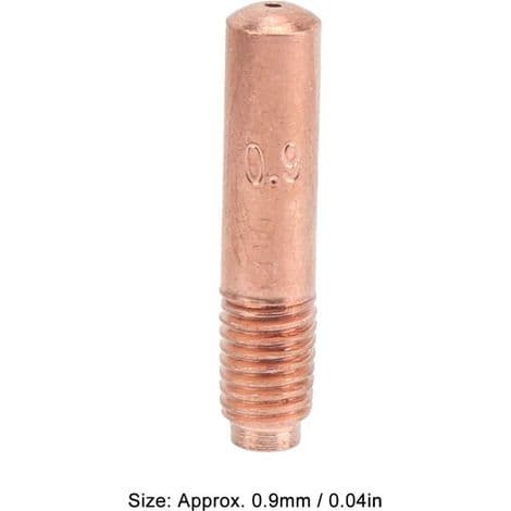 10 stycken 0,9 mm MIG-svetsmunstycken, MIG-svetskontaktspetsar, kopparledande munstyckssats för industriell svetsning