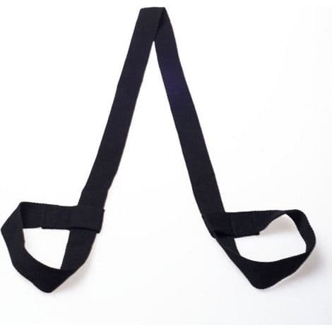 Naturlig bomull elastisk yogarem 250 cm x 2,5 cm för stretching och stärkande - ULISEM