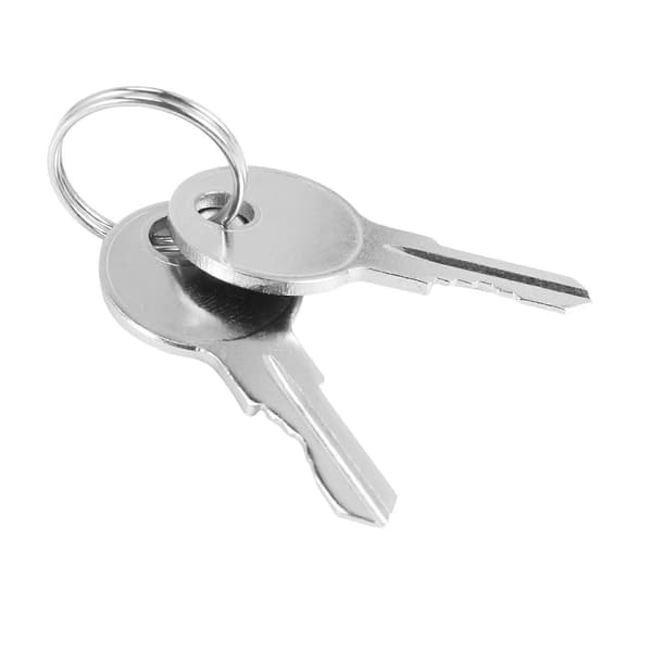 Hardware 2-pak rustfrit stål Paddle Slam Lås med lås og nøgle - Flush enkeltpunkthåndtag til Do