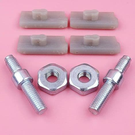 Kjedeføringsstang støtfangerbolt mutter for Stihl 024 026 MS240 MS260 029 036 MS290 MS340 MS360 044 MS440, motorsag reservedel -