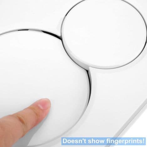 Passer til GEBERIT Sigma01 hvit-alpin spyleplate