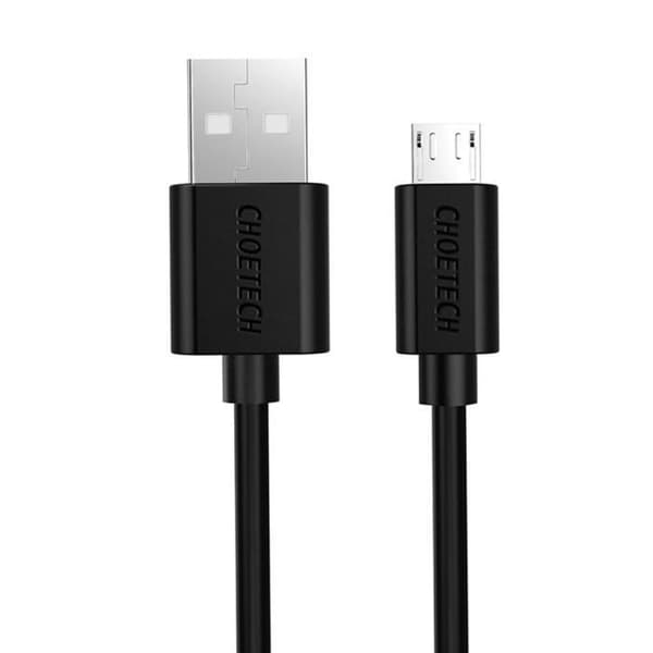 Stars® Micro USB Hurtigopladnings- og Synkroniseringskabel 2.4A til Samsung S7 S6 Edge Huawei P10 PS4 Controller Tablet (Sort, 0.5M)