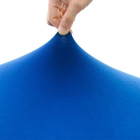 Sort strækdug, 152x76x76 cm (5FT), til arrangementer