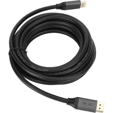 8K Hane till Hane DP-kabel 5M Universell Kompatibilitet Hög Prestanda
