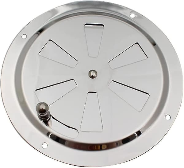 Runt ventilationsgaller, justerbar ventilationsöppning rostfritt stål
