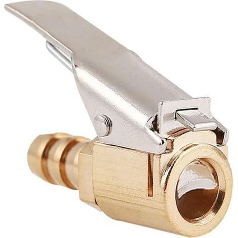 Bildäcksventilmunstycke – Set med 2 8 mm mässingsadaptrar med integrerad klämma