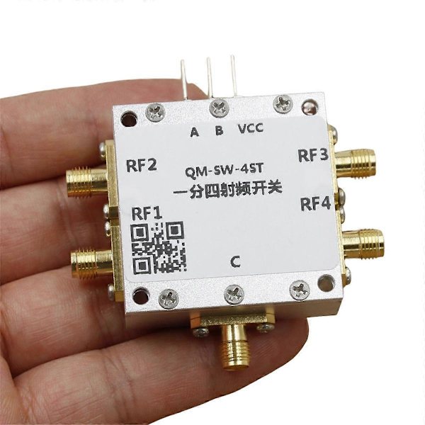 0.1-6GHz RF-switch SP4T RF-switch Hög Isolation 1/4 Mikrovågs Elektronisk Switch RF-switch