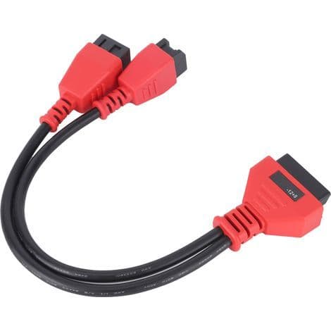 12+8 amp diagnostisk kabeladapter for bil for Autel MS908 MS906, kompatibel med Chrysler Pacifica