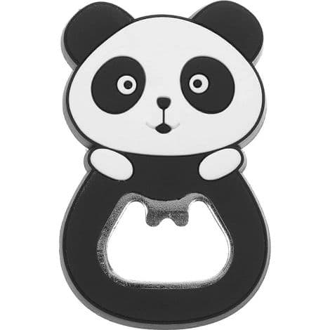 Pandaformet magnetisk flaskeåbner, dekorativ flaskeåbner, gave