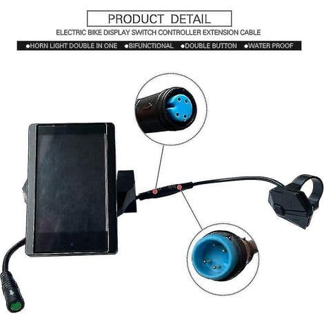 850c P850c 4-bens displaycontroller til konverteringssæt, kontrolpanel, reservedele til elcykel