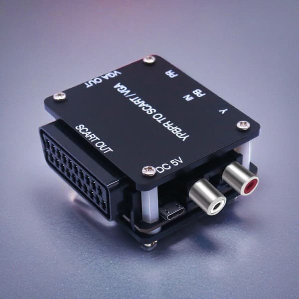 Komponent YPbPr til RGBS/VGA-konverter for retro spillkonsoll/dekoderboks/DVD1c