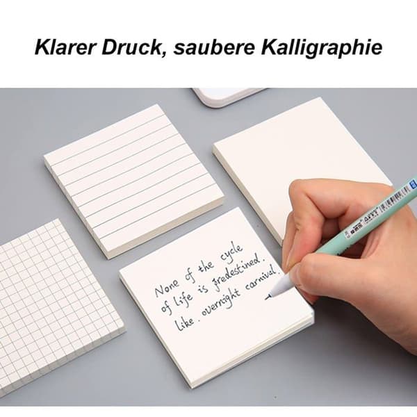 Kreative sticky notes, en pakke med 6 sticky notes, kontor- og studie-sticky notes