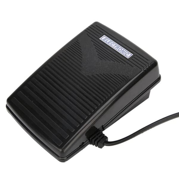 Fodpedalstyring - ESTANK - Singer 974 - 220V - Sort - Holdbar og praktisk