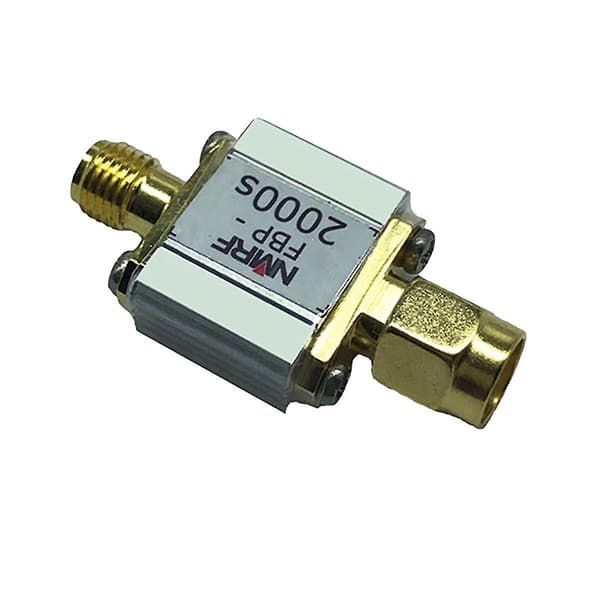 2000MHz Bandpassfilter Fbp-2000s 2000MHz RF Koaxial Bandpass SAW-filter 1dB Bandbredd 5MHz SMA-gränssnitt