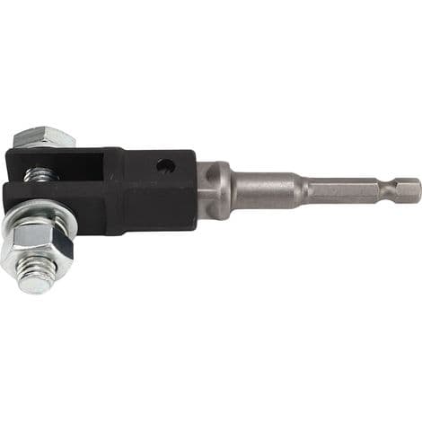 1/2\" Krom-vanadium stål sakseløfteradapter, kompatibel med dobbelt hulring, boremaskinesæt, hurtig billift