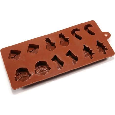 Jule silikoneform til chokolade, non-stick bagning