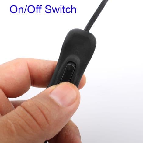 5V til 12V USB PC-blæser strømkabel, USB til 3-benet og 4-benet kabinetblæserkabel, USB til 4-benet Molex blæseradapterkabel med afbryder