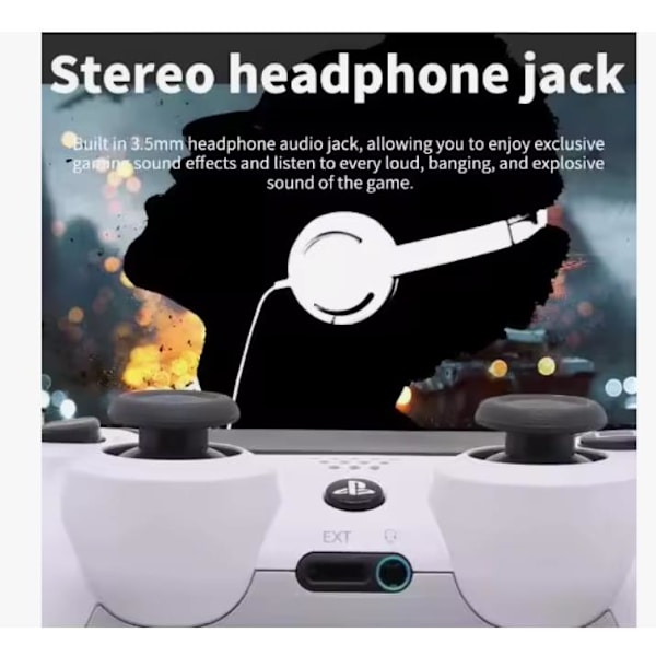 Trådlös Bluetooth-handkontroll för PlayStation 4, för Dualshock 4, för PS4 Console style4