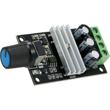 6V-28V 3A PWM DC Motorregulator Justerbar Hastighetskontrollerbryter 1023B