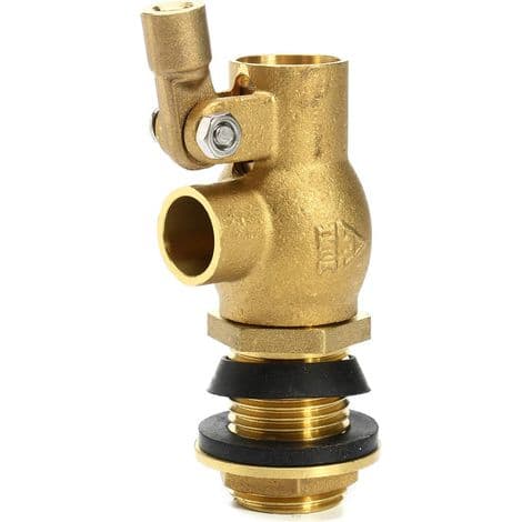 Messingventilflottør, rustfri stålventil, automatisk vanntrau, kuskål, reservoar - 3/4 tommer