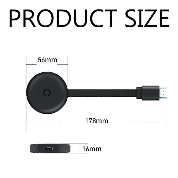 Chromecast Ultra Hd 1080p Hdr Wifi Media Streaming Tv Stick Hdmi Spelare---Wgthhk
