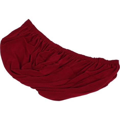 Vanntett og vaskbart sofatrekk i polyester, elastisk trekk for beskyttelse og dekorasjon, burgunderfarge for toseter