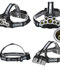 LAGERSALG super lys pandelampe 7 stk. CREE XML-T6 2 stk. Q5 LED - orange JULETRÆ