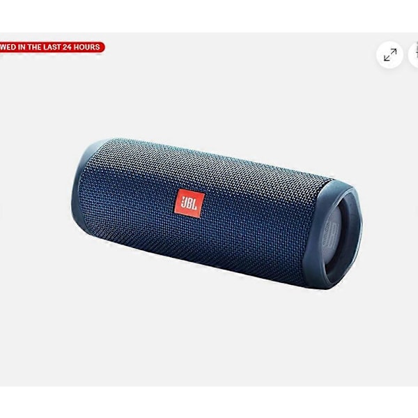 JL Flip 5 Vattentät Bluetooth-högtalare - 12 timmars speltid, Svart