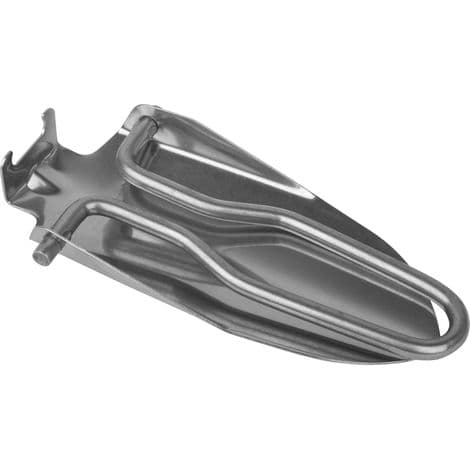 Sølv Mini Skovl med Rustfrit Stål Etui - Længde 14 cm (foldet) 22,7 cm (udfoldet) - Bredde 5,3 cm