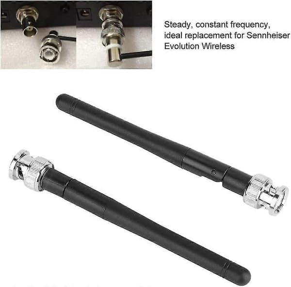 UHF Antenne, 2 stk. UHF Antenne med BNC-stik til Sennheiser EW100 EW300 EW500