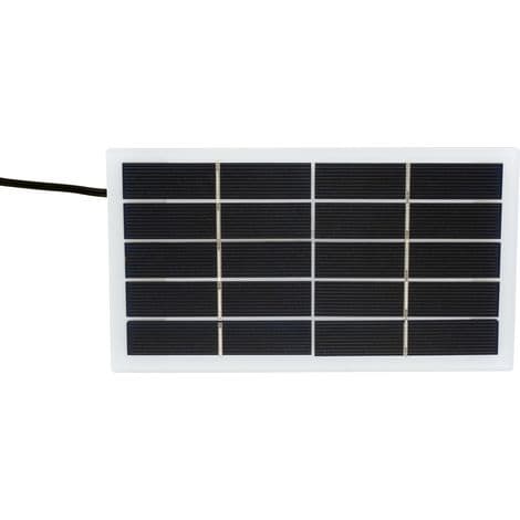 2W 5V polykrystallinsk solcellepanel med DC-plugg for 3,7V lading - Spesiell hagelampe - ANNET