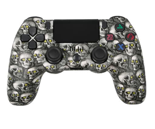 Trådløs controller til PS4/Pro/PS3/Slim/PC/Steam, Bluetooth-controller, joystick, understøtter 6-akser, vibration, berøringsklik