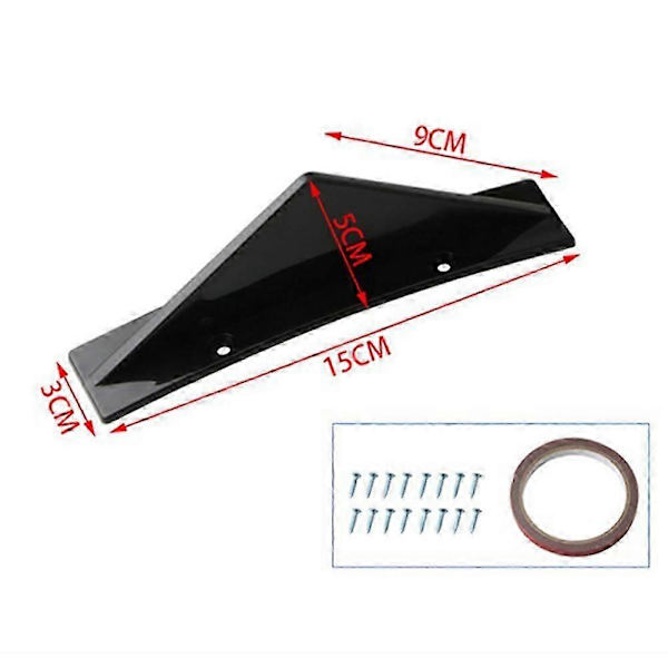 Auto Bumper Diffuser Auto Bumper Spoiler Splitter Auto Styling Auto S, 4 stk-Yogu