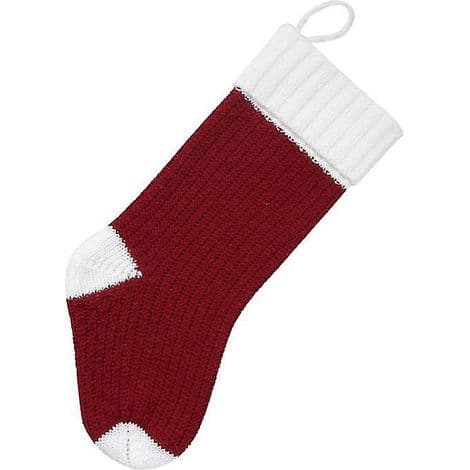 1 stickad julstrumpa