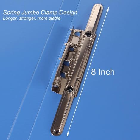 No-Pierce Ringbind - 20 mm Fjederklemme - A4 Format - Stift Polypropylen Omslag - Blå - 1 Styk
