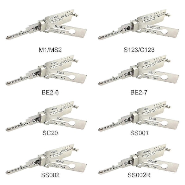 Original 2-i-1 Lishi Sc1 Sc4 Kw1 Kw5 Am5 M1/ms2 Ss001 Nsn14 Cy24v.2 Fo38 endast Sc1 och Kw1)