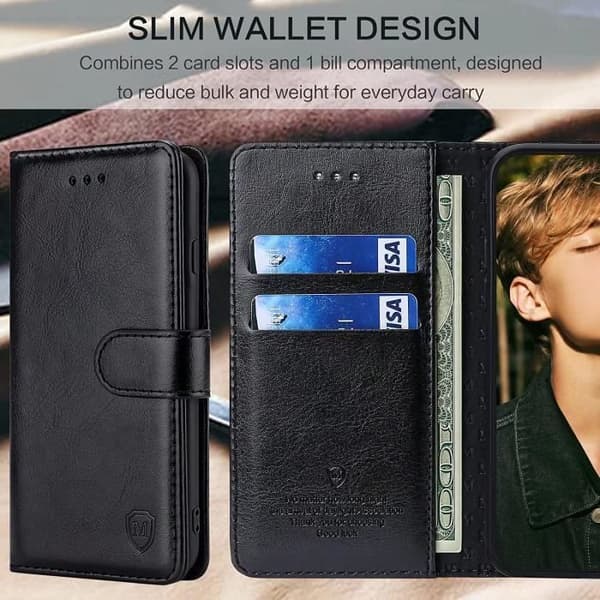 Plånboksfodral - Samsung Galaxy S20 FE - PU-läder - 2 kortplatser - Stativ & skydd