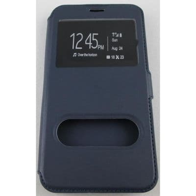 Mörkblått plånboksfodral för Samsung Galaxy J4 2018