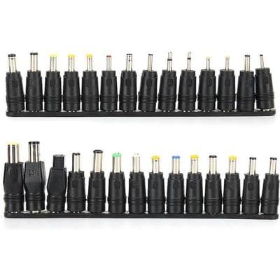 Strømadapter - VINGVO - Universal - 28 spidser - 5.5x2.1mm - Kompatibel med Lenovo, Dell, HP