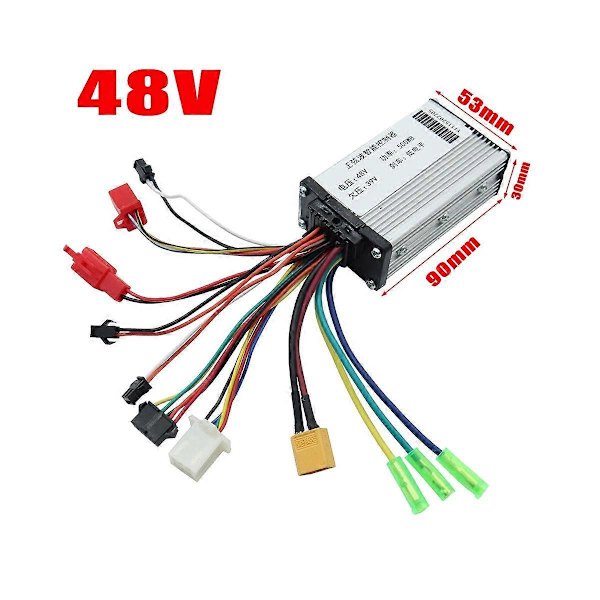 48V 500W Kontroller MR-100 LCD Display Mätare Instrumentbräda Kit för El