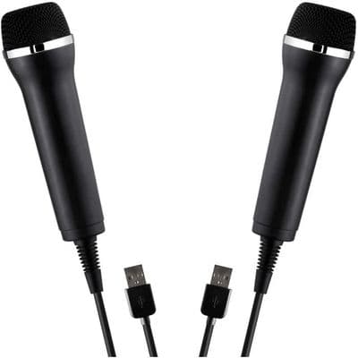 SK 2-pack USB-mikrofon för Playstation PS5 PS4 PS3 / Xbox One/Nintendo Wii U Switch/PC // Universal USB-mikrofon för karaoke