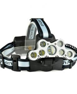 LAGERSALG super lys pandelampe 7 stk. CREE XML-T6 2 stk. Q5 LED - orange JULETRÆ