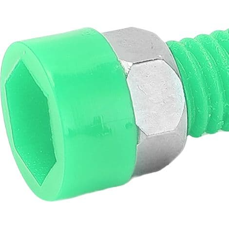 10 Stykker 2mm Hun Bananstik Forbindelse, Mini Panel Adapter Terminal til Elektroniske Instrumenter Grøn