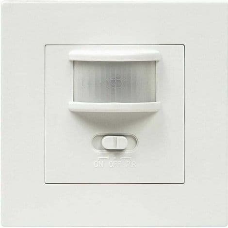 160° innfelt bevegelsessensor veggbryter for LED- og halogenpærer