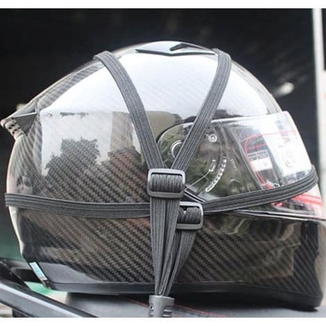 Bagagestropper - 4 stk. - Cykelstropper med krog - Hjelmstropper - Universal - Elastisk spænding - Montering på bagagebærere - Til motorcykler, scootere