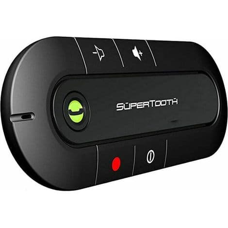 Ulisem Håndfrit Sæt til Bil, Hjem, Kontor, Bluetooth 5.3. Bluetooth Håndfrit Sæt med Solskærm og Højttalertelefon (Sort)