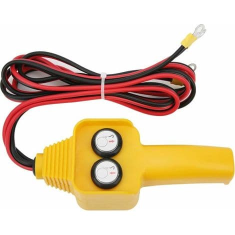 Kablet vinsjkontroller manuelt kontrollsett, 12V trykknapp for vinsjer fra 2000 til 4500 lb